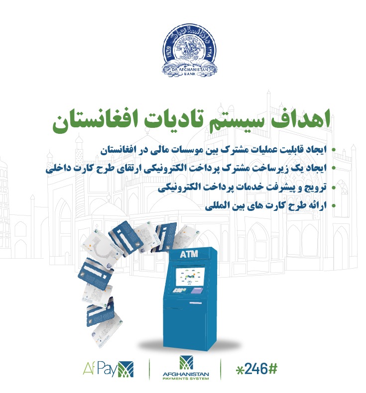 اهداف سیستم تادیات افغانستان