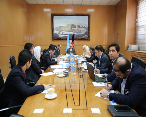 د ترهګرۍ د تمویل او پیسو وینځلو څخه د مخنیوي د همغږۍ عالي کمیسیون غونډه جوړه شوه