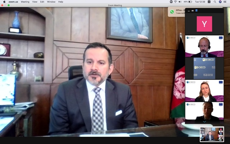 د اقتصادي همکارۍ او پراختیا سازمان (OECD) په غونډه کې د افغانستان بانک د سرپرست ګډون