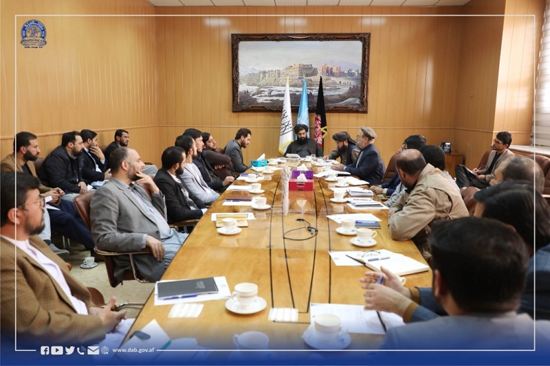 جلسۀ به ریاست معاون اول د افغانستان بانک تدویر گردید