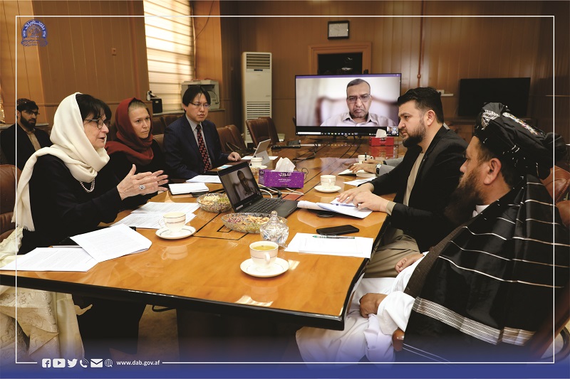 معاون دوم د افغانستان بانک با نماینده ویژه سازمان ملل متحد برای افغانستان دیدار کرد