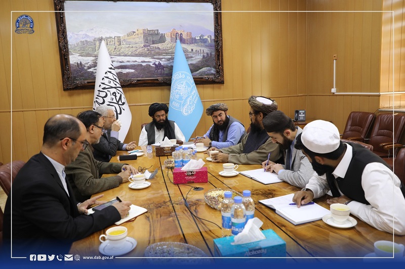 سرپرست ریاست کُل د افغانستان بانک با سفیر ایران مقیم کابل ملاقات نمود