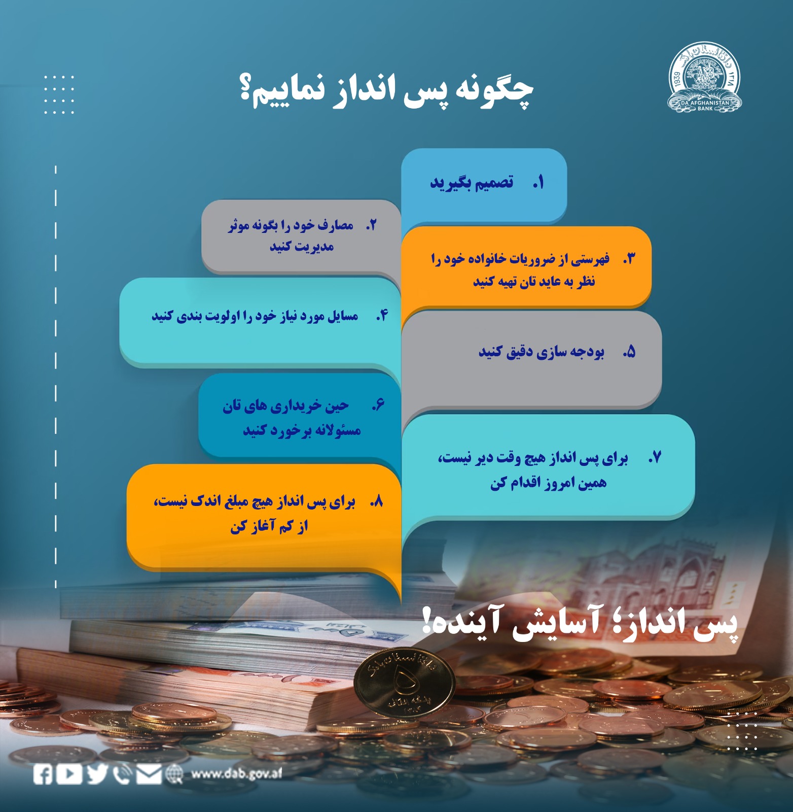 چگونه پس انداز نماییم