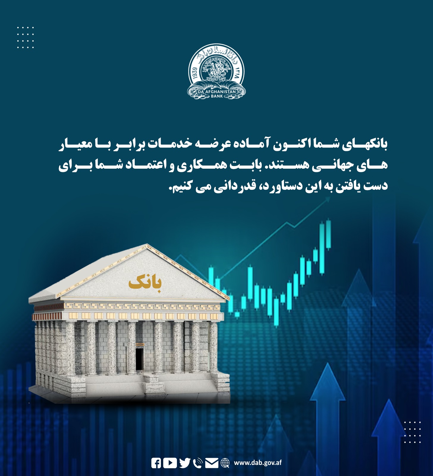 بانکها ی شما اکنون آماده عرضه خدمات برابر با معیار های جهانی است