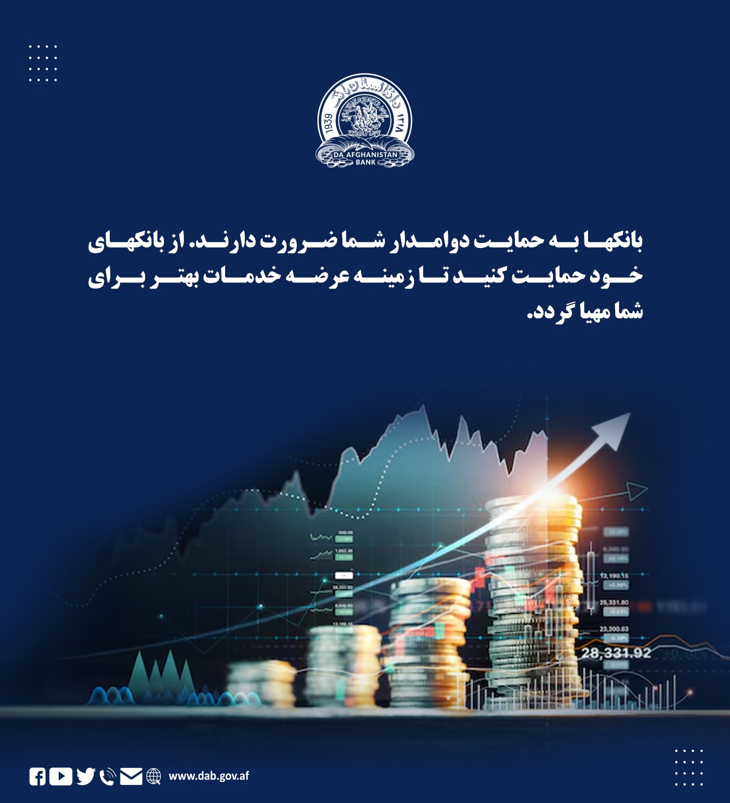 بانکها به حمایت دوامدار شما ضرورت دارند