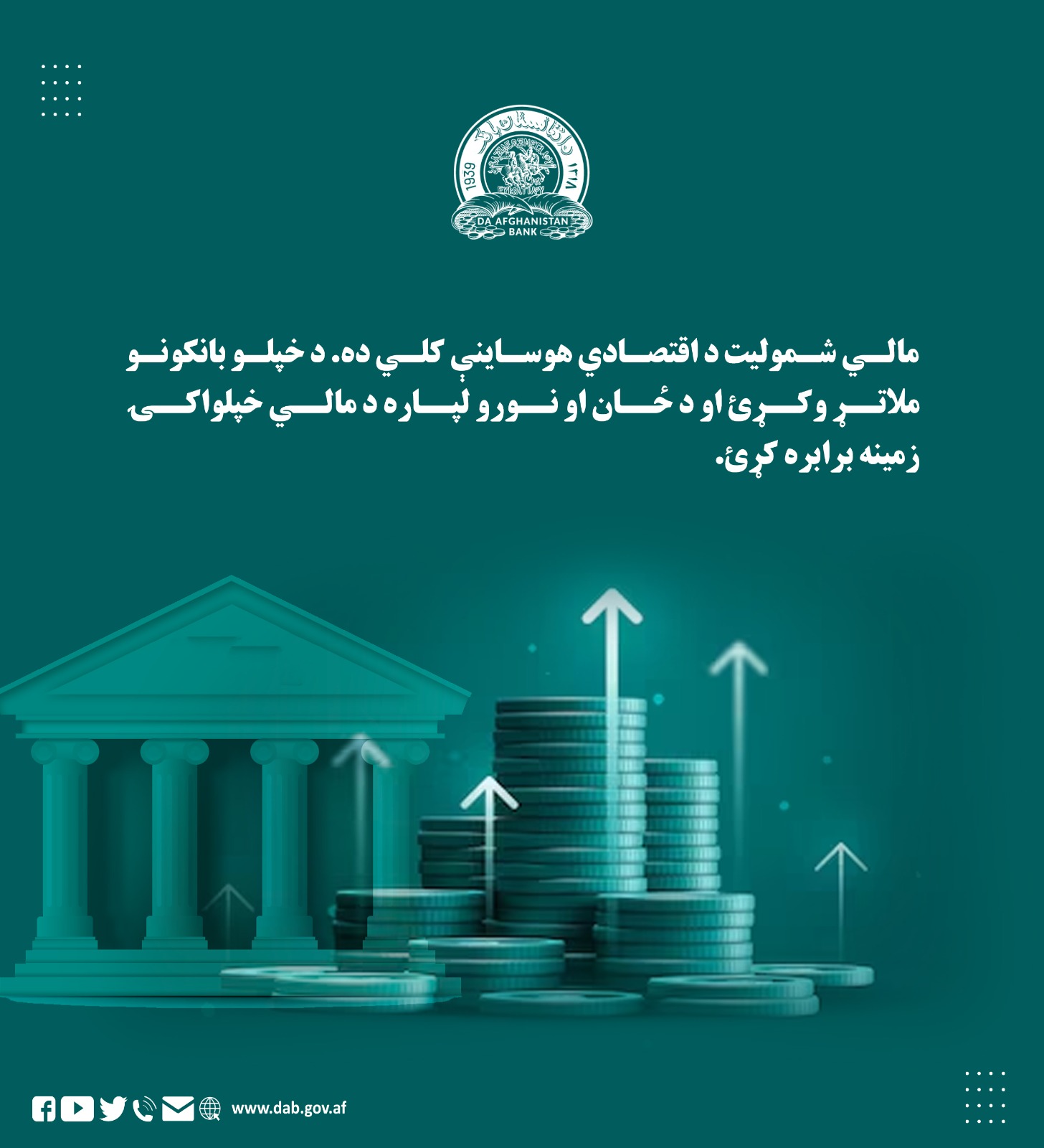 مالي شمولیت د اقتصادي هوسانیې کلي ده